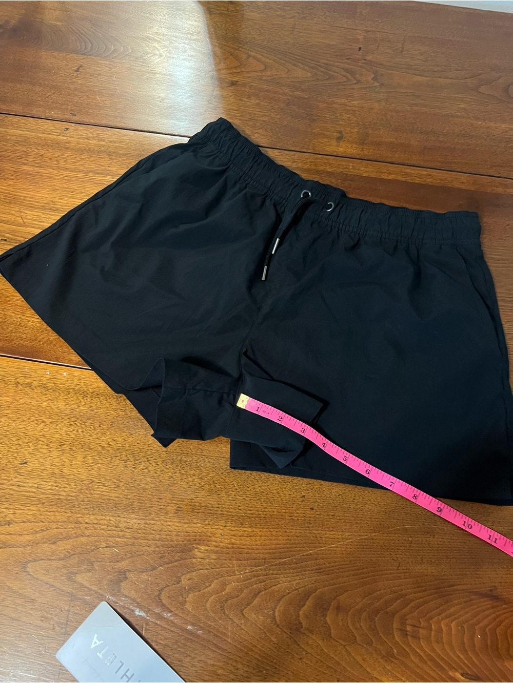 Athleta Black Midday Drawstring Shorts